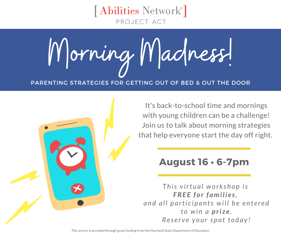 August Parent Workshop Fb