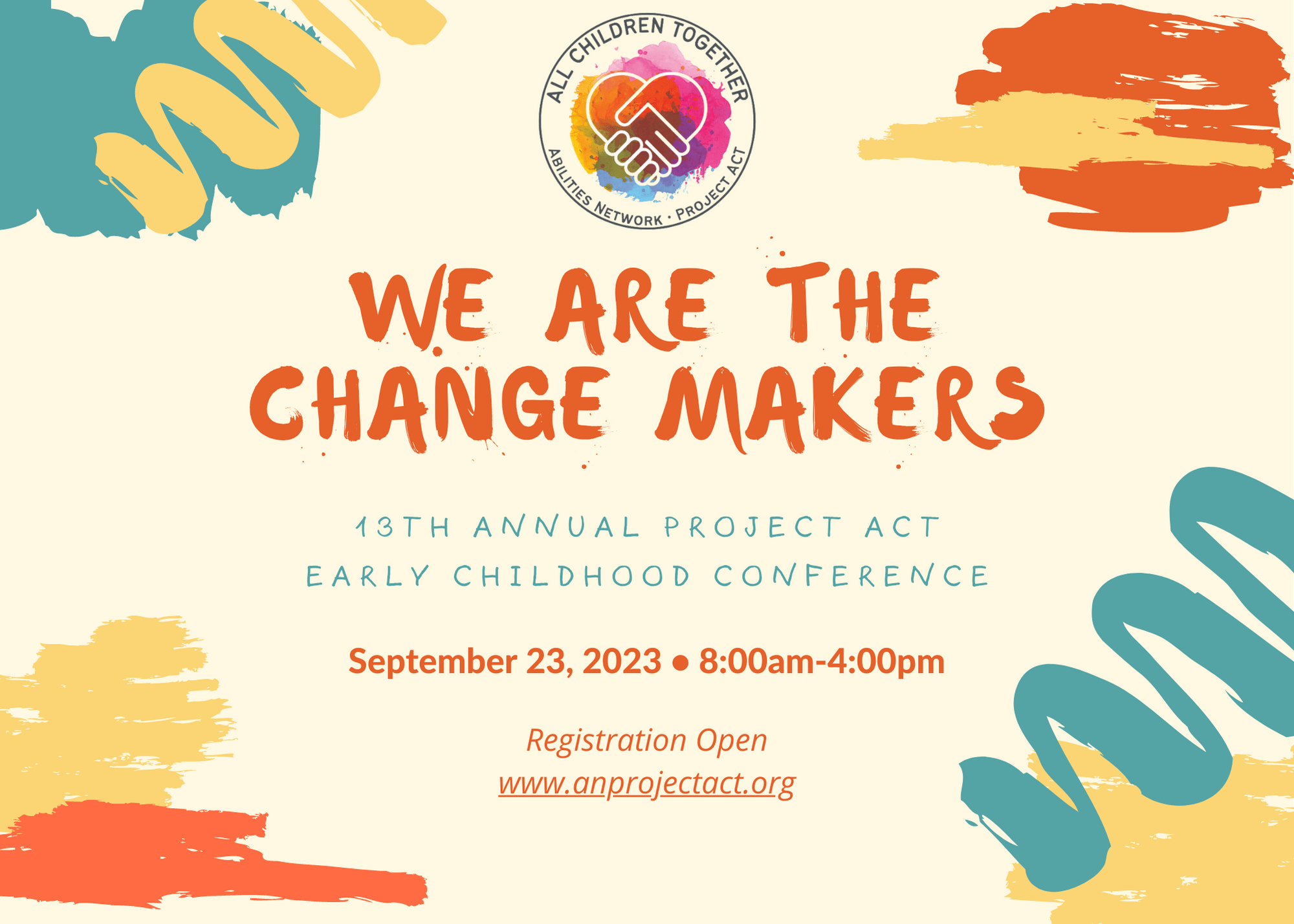 2023 Early Childhood Conference Save the Date Child Care Resource